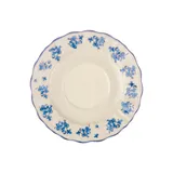 Блюдце «Фиори» фарфор слон.кость,синий
