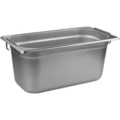 Gastronorm container (1/3) with handles  stainless steel  5.1 l , H=15, L=32.5, B=17.6 cm  metal.