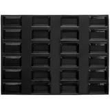 Форма кондитерская «Прямоугольник»[24шт] силикон,стеклопласт. ,H=15,L=100,B=40мм черный