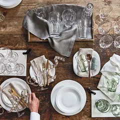 Тарелка «Перформа» стекло 0,5л D=225,H=25мм белый, изображение 4