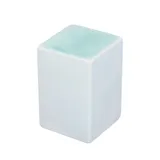 Блюдо для подачи «Фрост» квадратное фарфор ,H=117,L=79,B=79мм зелен., Цвет: Зеленый, Высота (мм): 117