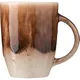 Чашка чайная «Маррон Реативо» фарфор 300мл D=80,H=105мм коричнев.,бежев., изображение 2