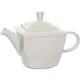 Чайник заварочный «Виктория» фарфор 400мл D=65,H=125,L=177,B=106мм белый, Объем по данным поставщика (мл): 400