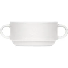 Чашка бульонная «Карат» фарфор 300мл D=10,H=5,L=15см белый, изображение 2