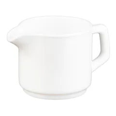 Молочник «Ресторан» стекло 140мл D=70,H=65,L=115мм белый, изображение 2