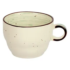 Чашка кофейная «Пастораль» фарфор 250мл зелен.