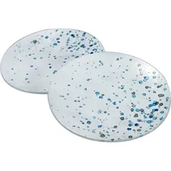 Тарелка «Кантри» стекло D=20см синий