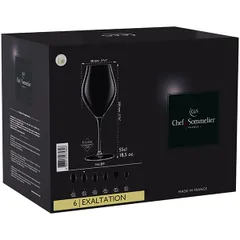 Бокал для вина «Эксэлтейшн» хр.стекло 0,55л прозр., изображение 4