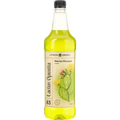 Сироп «Кактус Опунция» Pinch&Drop пластик 1л D=83,H=267мм
