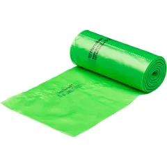 Disposable pastry bag 80 microns [100 pcs]  polyethylene  L=30 cm  green.