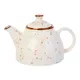 Чайник заварочный «Париж» фарфор 0,6л D=70/125,H=120мм белый,коричнев.