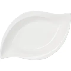 Салатник «Кунстверк» лист фарфор 400мл ,H=36,L=263,B=160мм белый, изображение 3