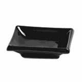 Соусник «Пати» фарфор 25мл ,H=3,L=10,B=6см черный