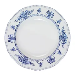 Тарелка глубокая «Нео Антирос» фарфор D=23,H=4см белый,синий