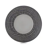 Тарелка «Арборесценс» десертная керамика D=215,H=25мм серый,черный
