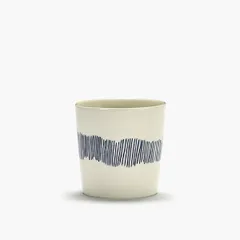 Чашка кофейная «Фист» керамика 250мл D=75,H=75мм белый,синий