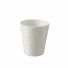 Hot glass "Arborescence"  porcelain  180 ml  D=80, H=85mm  ivory