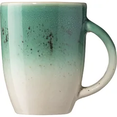 Кружка «Эрбосо Реативо» фарфор 300мл D=80,H=105мм изумруд.,бежев., изображение 2