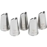 Насадка кондитерская[5шт] сталь нерж. D=15,L=20мм