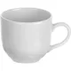Чашка кофейная «Дорота» фарфор 110мл D=60,H=55,B=85мм белый, изображение 2