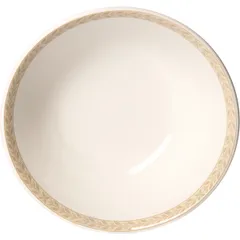 Салатник «Антуанетт» фарфор 380мл D=16,H=5см белый,олив., изображение 2