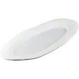 Блюдо для подачи «Таффони» фарфор ,L=35,B=16см белый