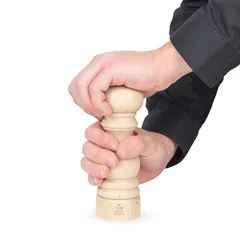 Мельница для соли «Париж Ю Селект» бук,сталь нерж. D=59,H=180мм св. дерево,золотой, изображение 3