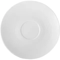 Saucer “Graffiti”  porcelain  D=15.7 cm  white