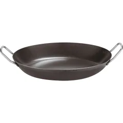 Сковорода для паэльи голуб.сталь D=420,H=65,L=500,B=420мм серый