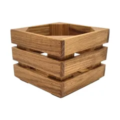 Decorative box  oak , H=80, L=105, B=105mm  wooden.