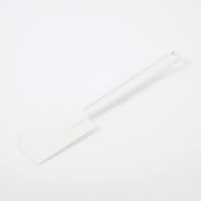 Лопатка жаропрочная силикон,пластик ,L=257/90,B=53мм белый