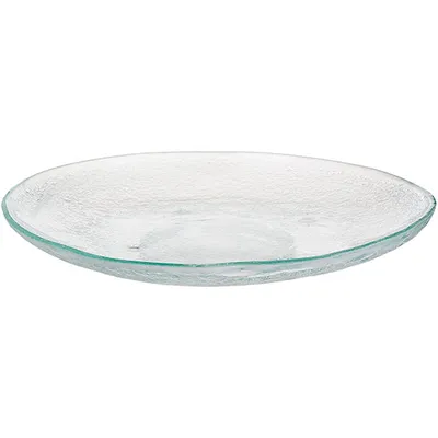 Блюдо сервировочное стекло D=330,H=55мм белый, изображение 2