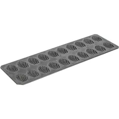 Baking pan “Madeleine”[20pcs] steel,anti-stick coating ,L=395/42,B=125mm