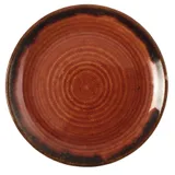 Тарелка 27 см, коричневая