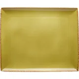 Блюдо «Террамеса Олива» прямоугольное фарфор ,L=33,B=27см олив.