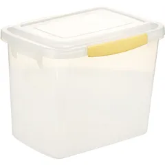 Food container with lid  polyprop. 10l ,H=23,L=30,B=22cm transparent.