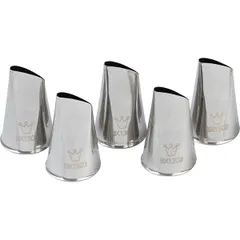 Насадка кондитерская[5шт] сталь нерж. ,H=43,L=17мм, изображение 3