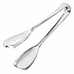 Tongs for baking and bread  stainless steel  L=26cm