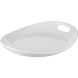 Dish “bilbao” oval  plastic , L=47, B=32.4 cm  white