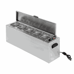 Food warmer d/5 GN 1/6 ,H=32,L=98.5,B=22cm 700w