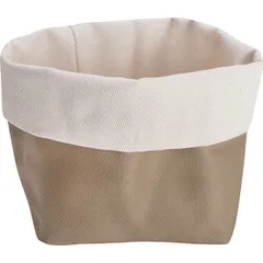 Bread basket “Chestini”  linen , L=13, B=13cm  beige.