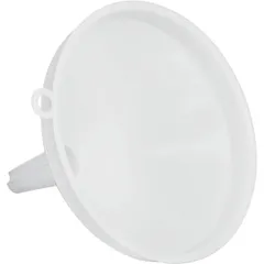 Воронка пластик D=14,H=14,L=16,5см белый