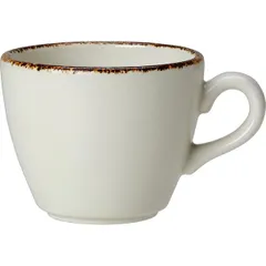 Coffee cup “Brown Dapple”  porcelain  85 ml  D=67, H=58mm  white, brown.