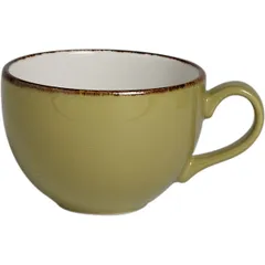 Чашка чайная «Террамеса Олива» фарфор 340мл D=10,H=7см олив.