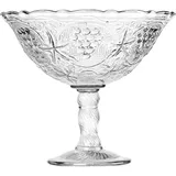 Fruit vase “Picnic” glass D=23.5,H=20.5cm clear.