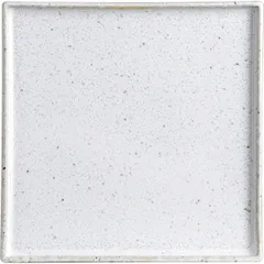 Блюдо «Ваби Саби Личен» квадратное фарфор ,L=16,B=16см белый