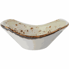 Salad bowl “Kraft”  porcelain  240 ml , H=60, L=165, B=130mm  green.