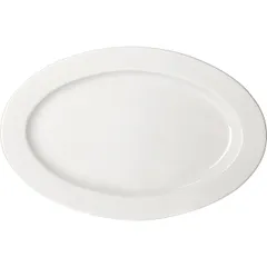 Блюдо «Кунстверк» овальное фарфор ,H=30,L=455,B=305мм белый