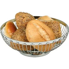 Bread basket stainless steel D=175,H=70mm