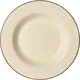Тарелка для пасты «Кларет» фарфор 0,6л D=29,H=3см бежев.,бордо
